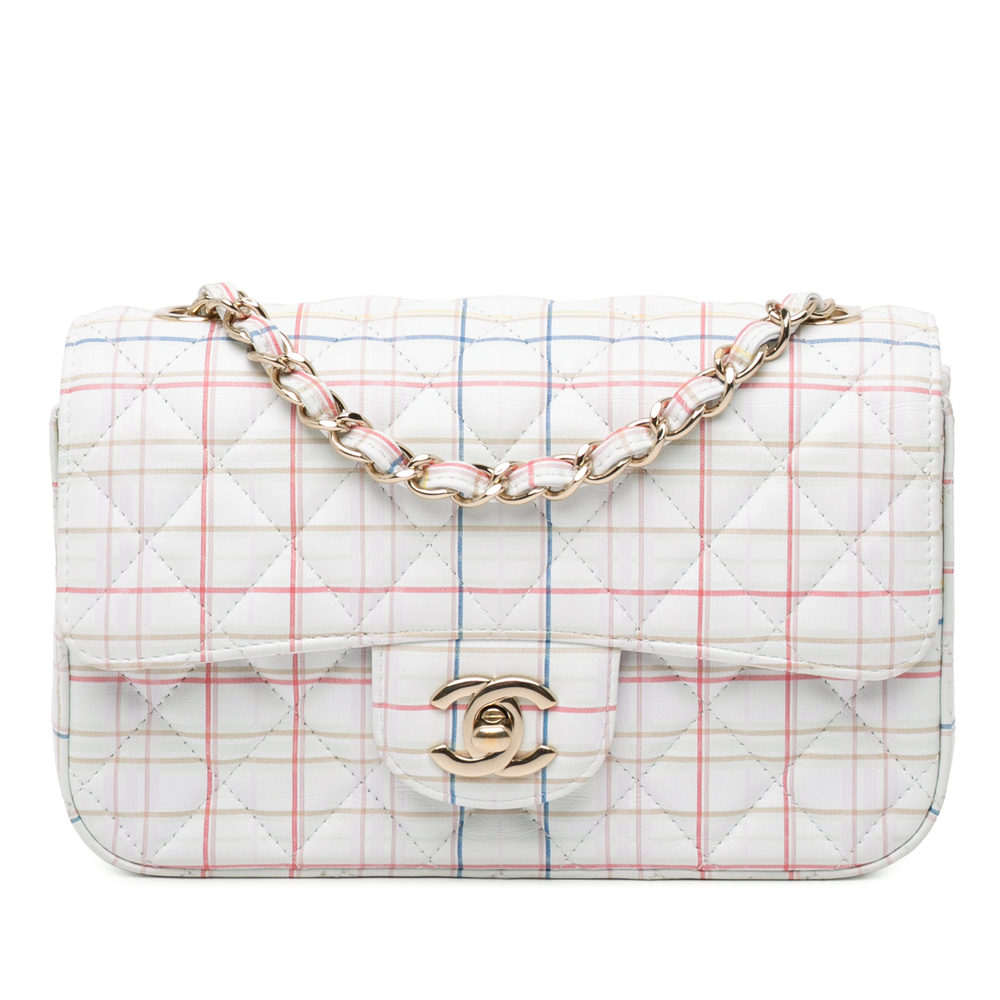 Pre-Loved Chanel Mini Rectangular Classic Printed Calfskin Single Flap